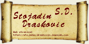 Stojadin Drašković vizit kartica